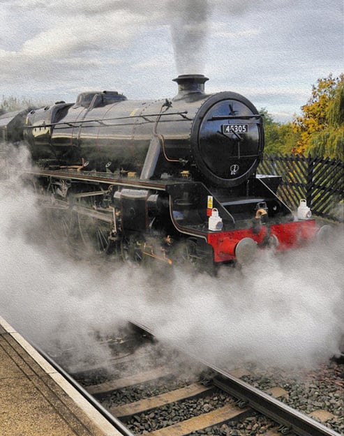 Black Five Steamed Up