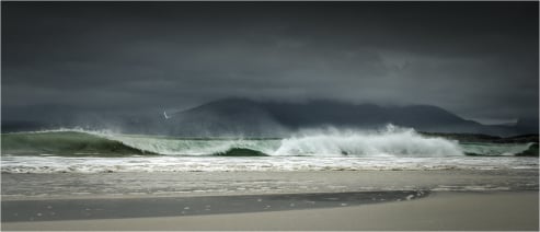 wave crashing on a beach
